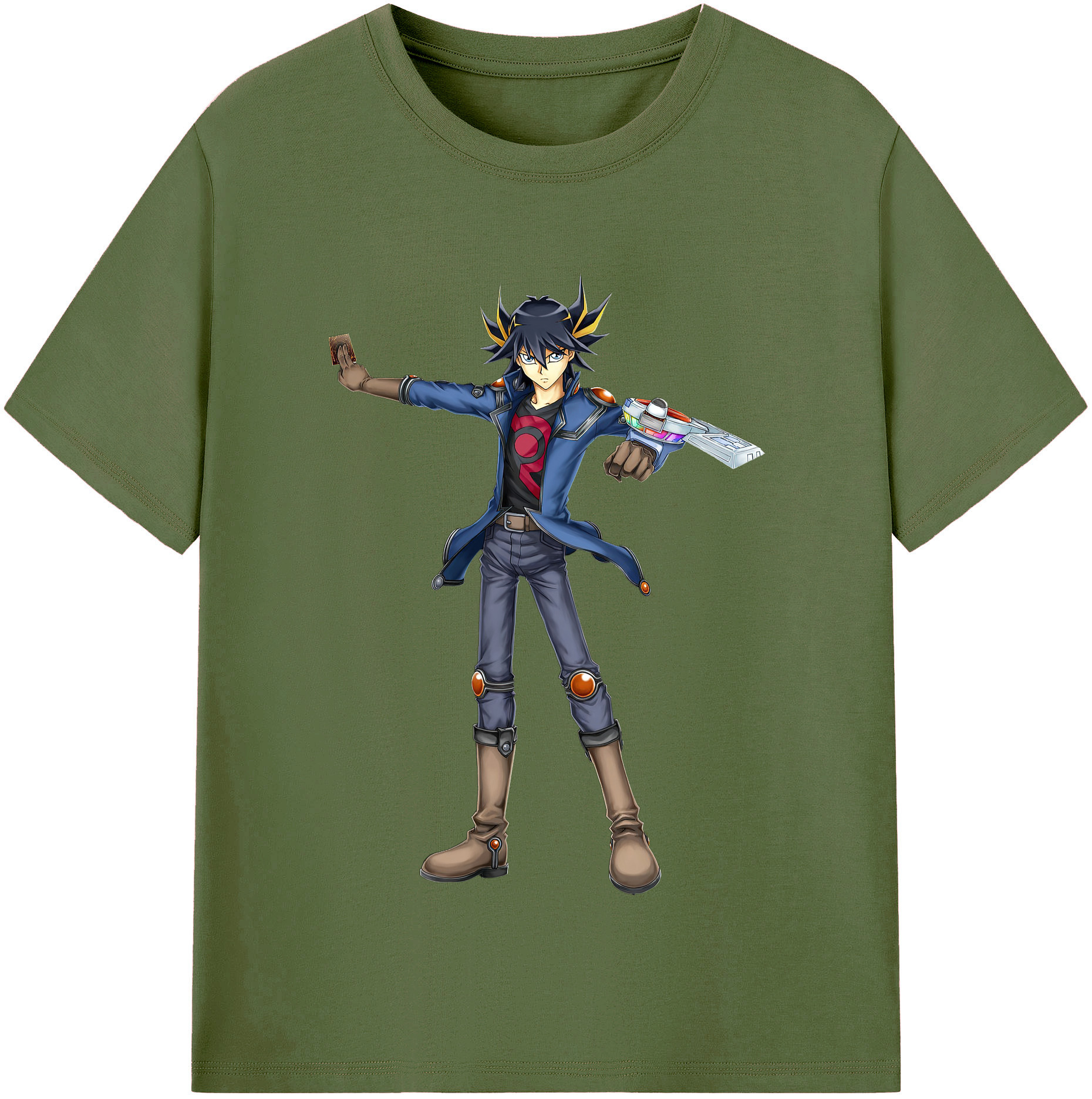 （画像用） 遊☆戯☆王 Yu-Gi-Oh! 綿100％半袖Tシャツ（フロントプリント）